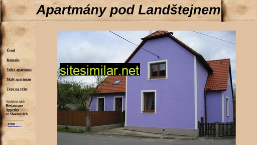 apartmanypodlandstejnem.cz alternative sites