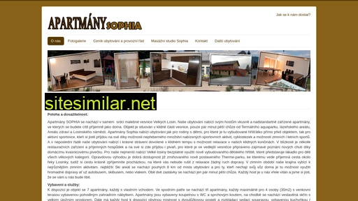 apartmanysophia.cz alternative sites