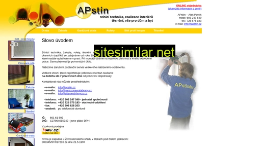 apstineni.cz alternative sites