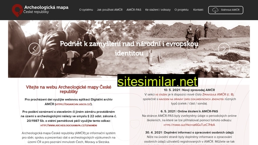 archeologickamapa.cz alternative sites