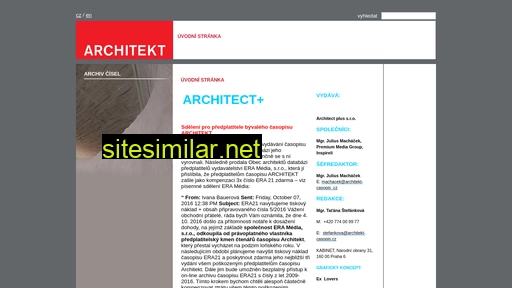 architekt-casopis.cz alternative sites