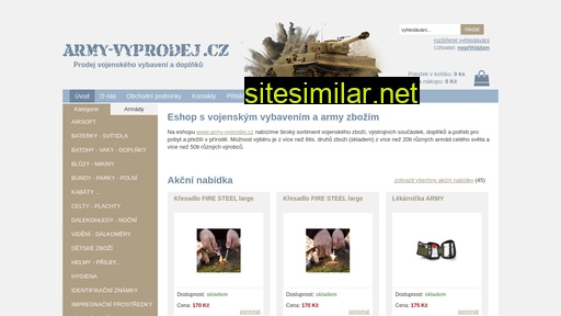 Army-vyprodej similar sites