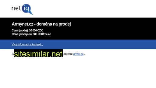 armynet.cz alternative sites