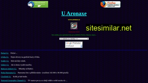 aronax.cz alternative sites
