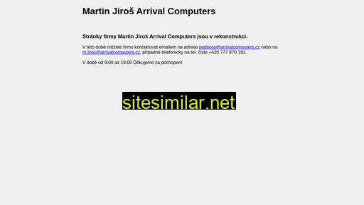 arrivalcomputers.cz alternative sites