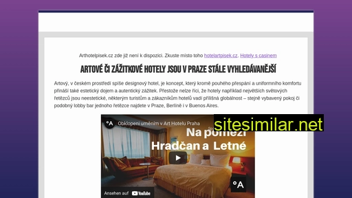 arthotelpisek.cz alternative sites