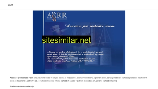 asrr.cz alternative sites