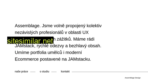 assemblage.cz alternative sites
