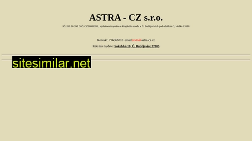 astra-cz.cz alternative sites