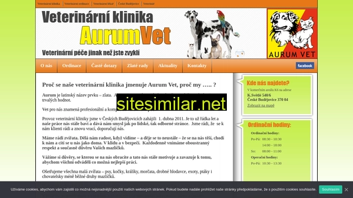 aurumvet.cz alternative sites