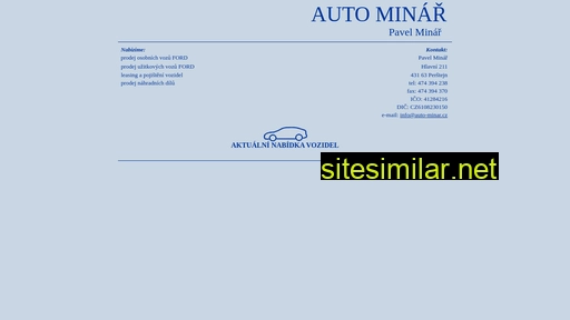 auto-minar.cz alternative sites