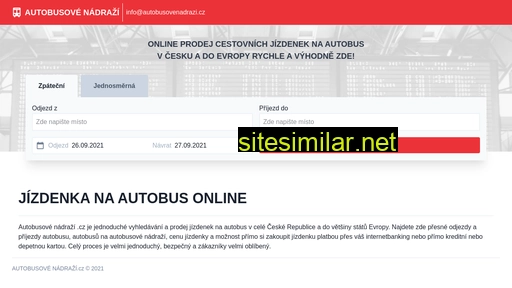 autobusovenadrazi.cz alternative sites
