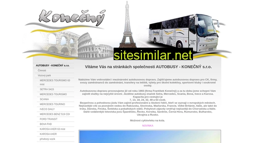 autobusykonecny.cz alternative sites