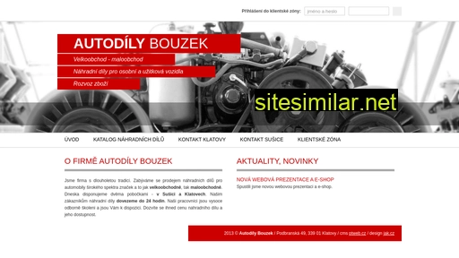 autodilybouzek.cz alternative sites