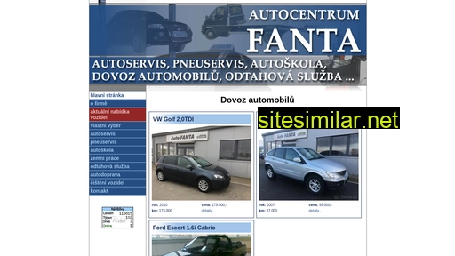 autofanta.cz alternative sites