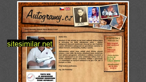 autogramy.cz alternative sites