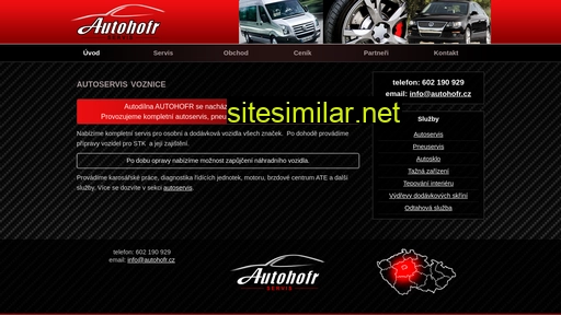 autohofr.cz alternative sites