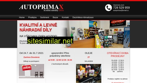 autoprimax.cz alternative sites