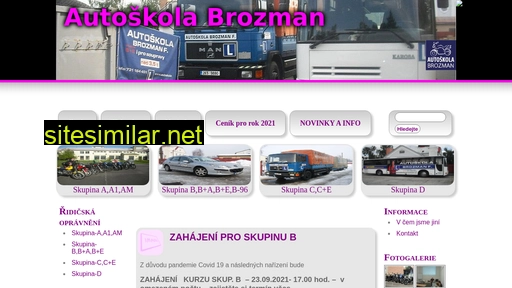 autoskola-brozman.cz alternative sites