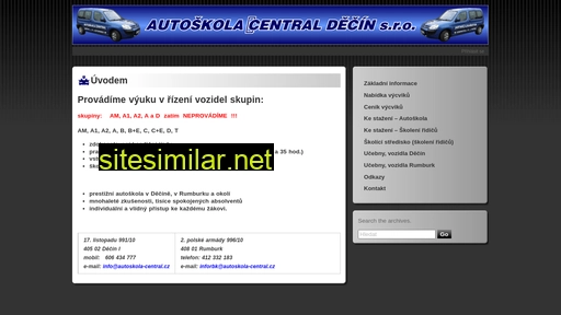 autoskola-central.cz alternative sites