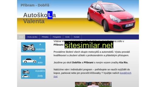 autoskola-valenta.cz alternative sites