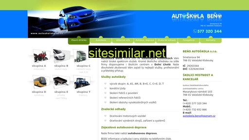 autoskolabeno.cz alternative sites