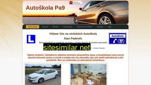autoskolapa9.cz alternative sites