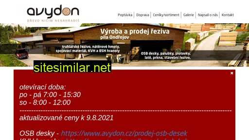 avydon.cz alternative sites