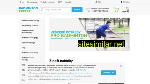badminton-expert.cz alternative sites