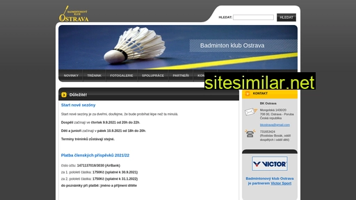 badminton-ostrava.cz alternative sites