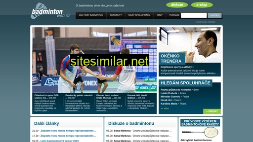 badmintonweb.cz alternative sites