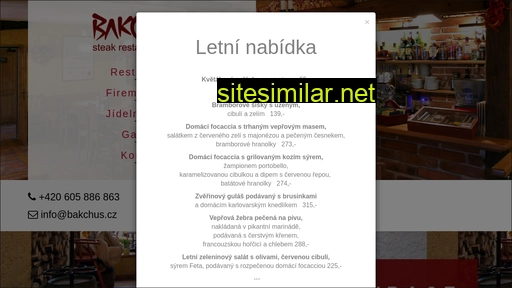 bakchus.cz alternative sites