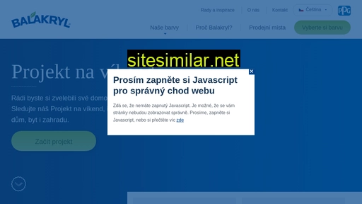 balakryl.cz alternative sites