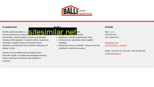 balli.cz alternative sites
