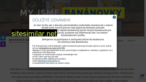 bananovekrabice.cz alternative sites