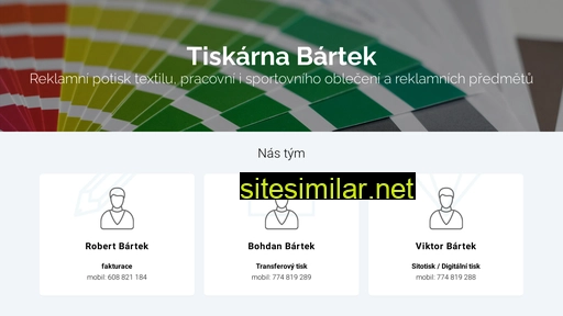 Bartek-tisk similar sites