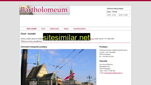 bartholomeum.cz alternative sites