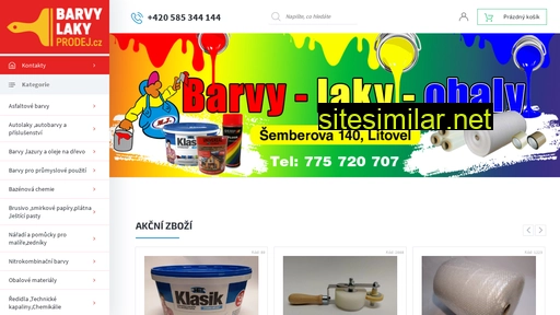 Barvy-laky-prodej similar sites