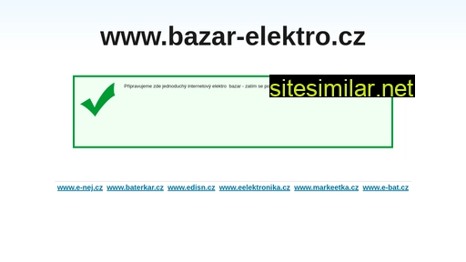 bazar-elektro.cz alternative sites