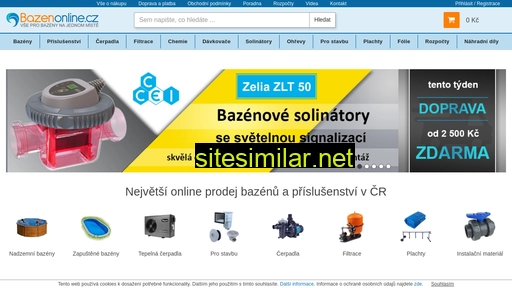 bazenonline.cz alternative sites