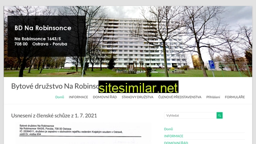 bdnarobinsonce.cz alternative sites