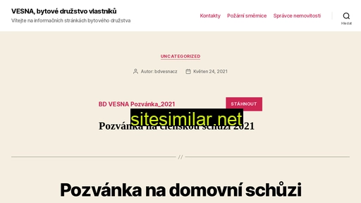 bdvesna.cz alternative sites