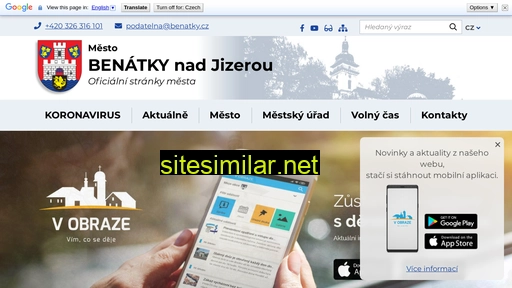 benatky.cz alternative sites