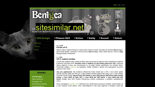 benigea.cz alternative sites