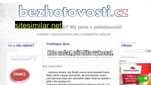 bezhotovosti.cz alternative sites