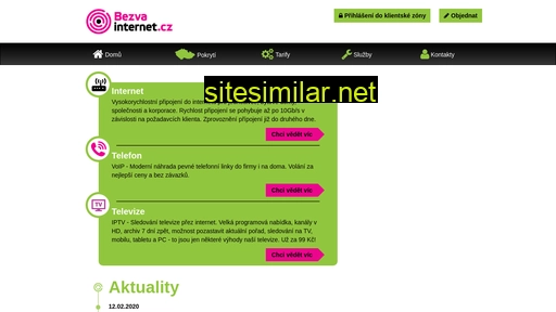 bezvainternet.cz alternative sites