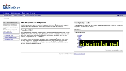 bibleinfo.cz alternative sites