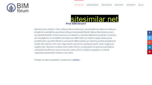 bim-forum.cz alternative sites
