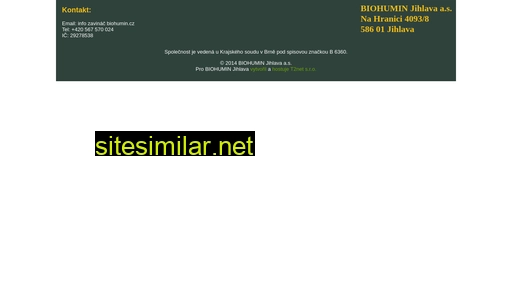 biohumin.cz alternative sites