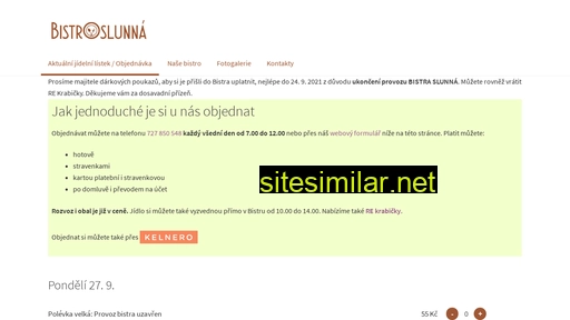 bistroslunna.cz alternative sites